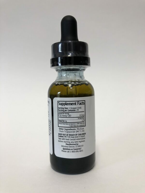 Infusionz - Pet Drops FSO Oil 250mg *Discontinued Soon* - Image 2