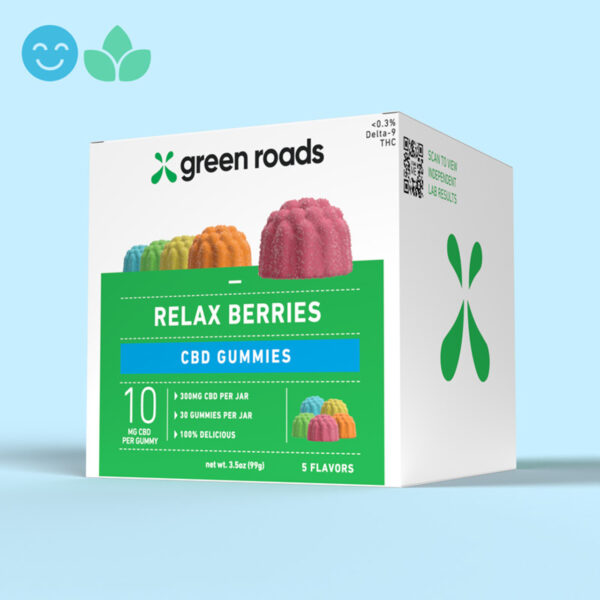 Green Roads - *Relax Dude* The OG CBD Relax Bears, NOW Relax Berries 300mg Gummies - Image 2
