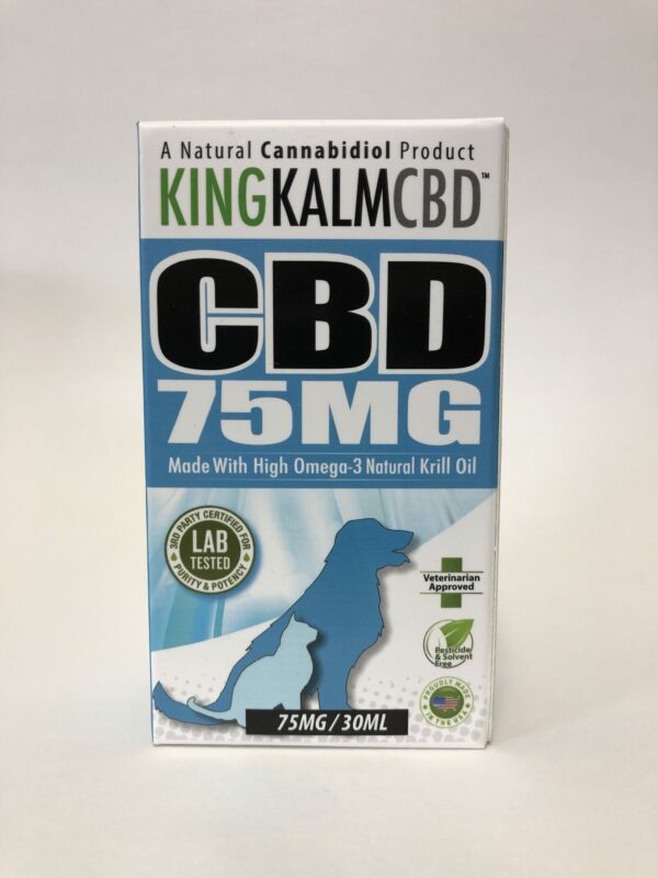 King Kalm - Pet Drops FSO Oil 75mg