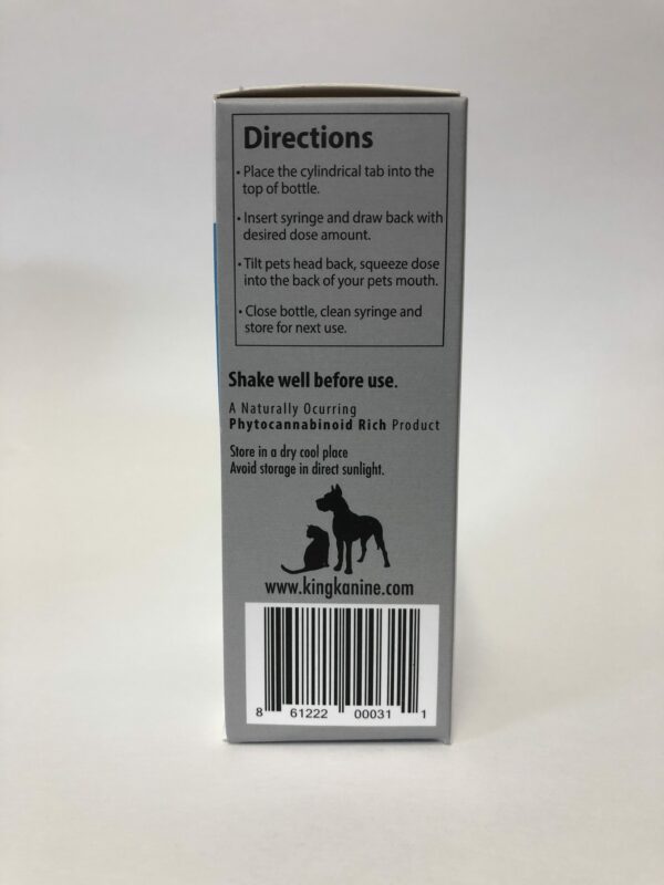 King Kalm - Pet Drops FSO Oil 75mg - Image 3