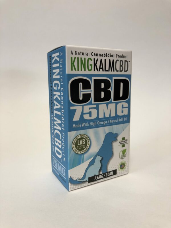 King Kalm - Pet Drops FSO Oil 75mg - Image 2