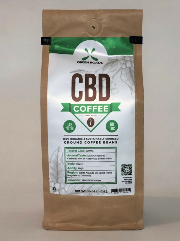 Green Roads - Gourmet CBD Coffee - 1lb/16oz/500mg *Discontinued Soon*