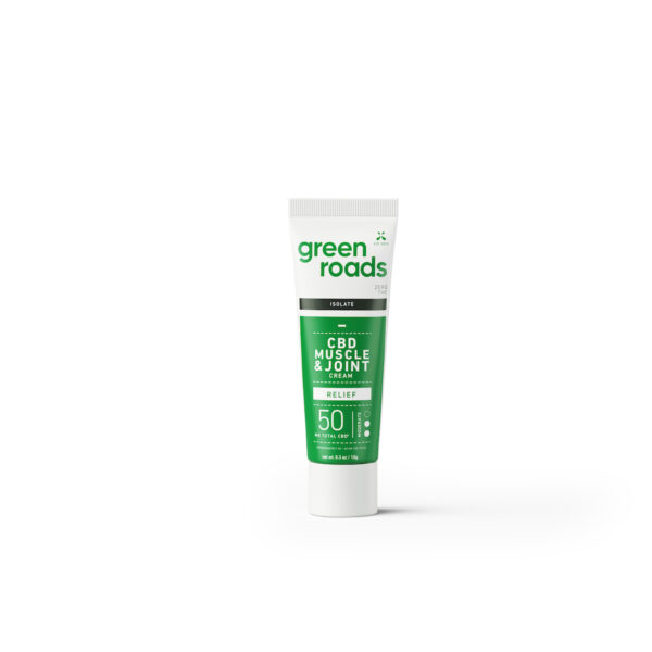 Green Roads - CBD Muscle & Joint Relief Cream – 50mg Travel Size *NOTE: Total Online Order Must Exceed $20 to Ship