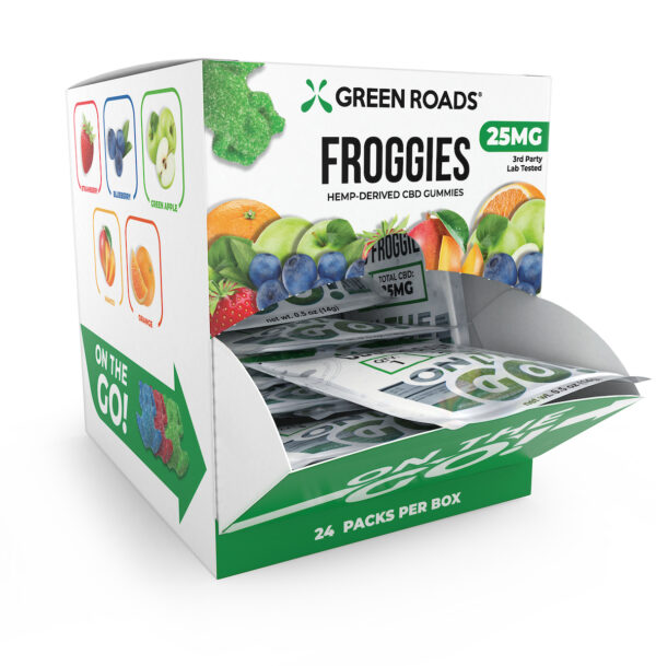 Green Roads - Froggie On-The-GO – 25mg *NOTE: Total Online Order Must Exceed $20 to Ship - Image 2