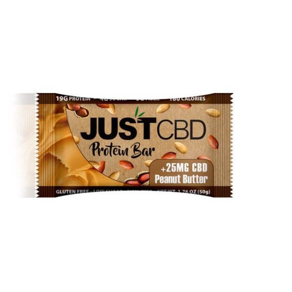 JustCBD - Infused Protein Case with 12 Bars @25mg/Each - Assorted Flavors/Organic Plant Based Gluten Free Protein - Image 4