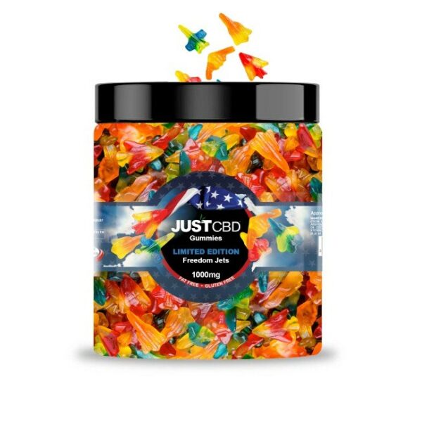 JustCBD - CBD Gummy Military Fighter Jets - 1000mg *Limited Edition*