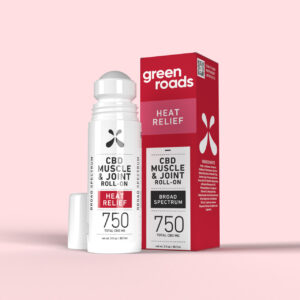 Green Roads - *NEW Look & 1/2 Price* CBD Muscle & Joint Heat Relief BSO Roll-On - 750mg