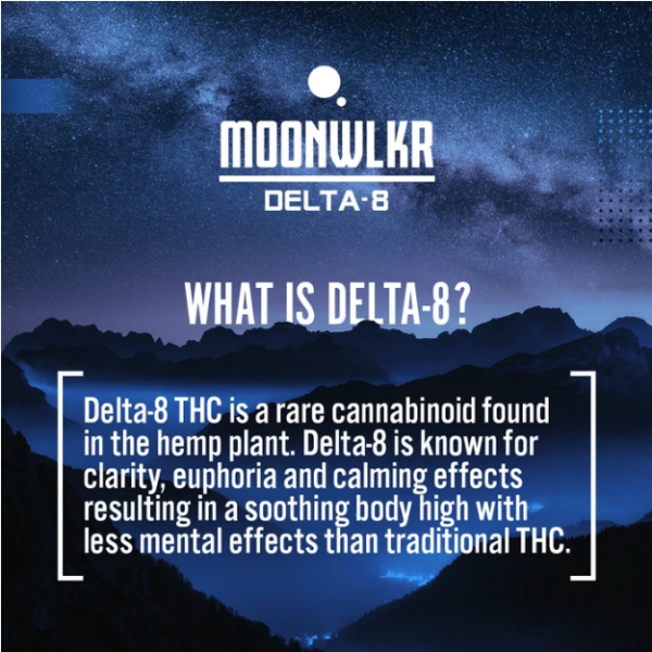 MoonWlkr Europa - *NOW with BOTH 625mg Delta-8 & 625mg CBD* 1250mg Blue Dream Berry - Image 4