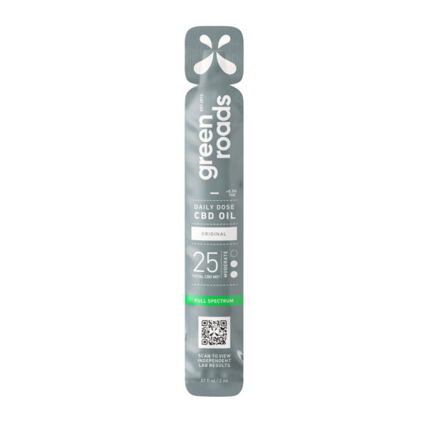 Green Roads - CBD Daily Dose of Original 25mg FSO Formula *NOTE: Total Online Order Must Exceed $20 to Ship