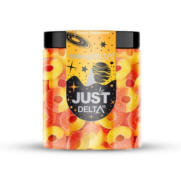 JustDelta - *Limited Run* Delta-10 1000mg Peach Ring Gummies - Image 3