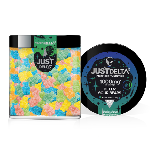JustDelta - *Limited Run* Delta-10 1000mg Sour Bears - Image 2