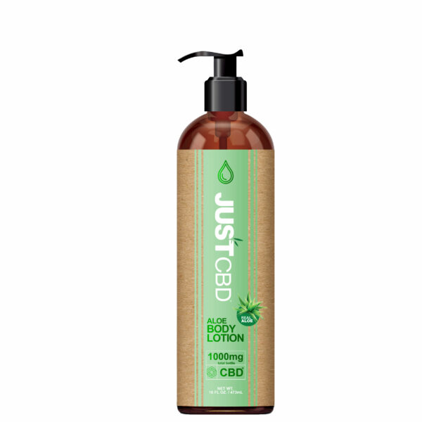 JustCBD - *NEW Product* 1000mg CBD Aloe Body Lotion 16oz