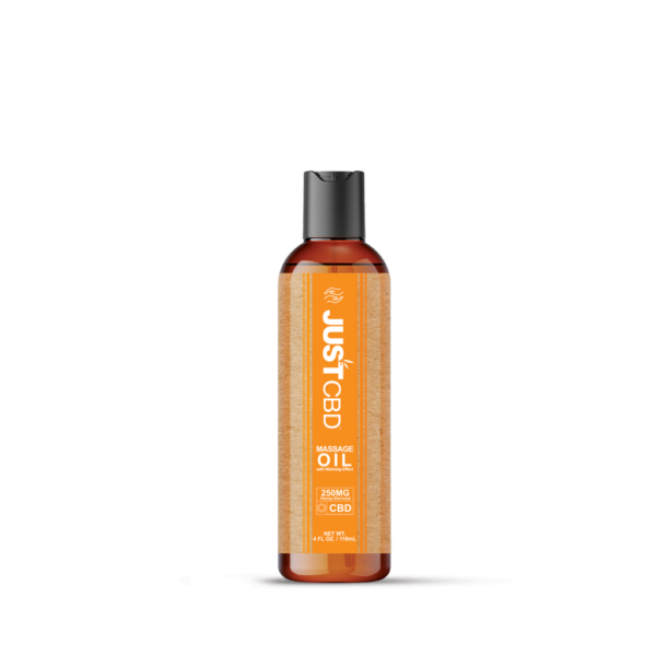 JustCBD - *NEW Product* 250mg CBD Massage Oil 4oz