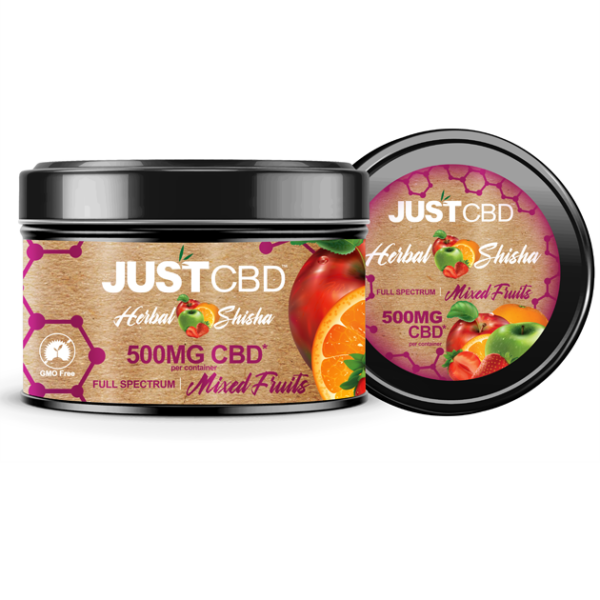 JustCBD - *NEW* Herbal CBD Shisha Mixed Fruit 500mg FSO