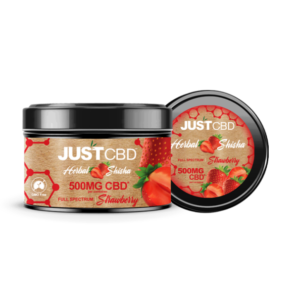 JustCBD - *NEW* Herbal CBD Shisha Strawberry 500mg FSO
