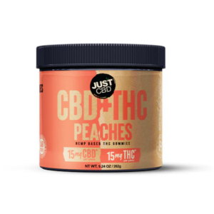 JustDelta - *OMG Delicious* Delta-9 THC+CBD Peach Rings *Don't Delay*