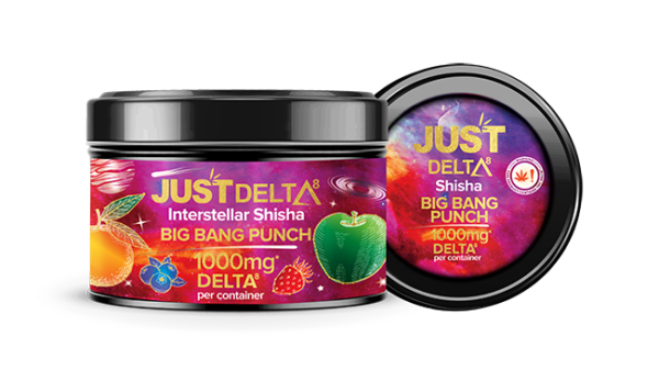 JustDelta - *Limited Run* Herbal Delta-8 Shisha Mixed Fruit - Big Bang Punch 1000mg