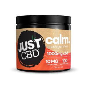 JustCBD - *Delicious* The Original CBD Calming Peach Rings - 1000mg