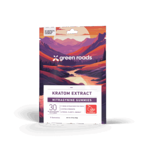 Green Roads - *New Product Line* Kratom 150mg MIT Wild Blood Orange Gummies - 5ct Travel Bag