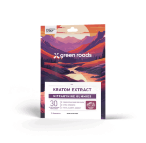 Green Roads – *New Product Line* Kratom 150mg MIT Zen Berry Blend Gummies – 5ct Travel Bag