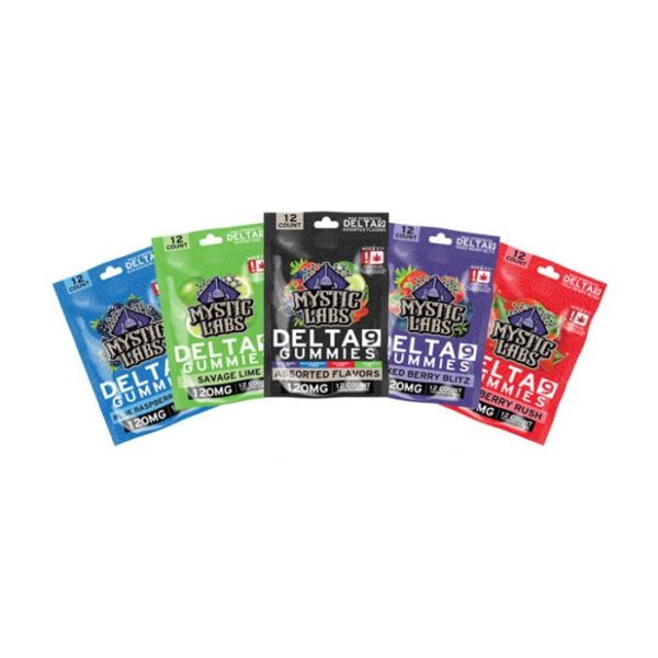 Mystic Labs - *New Product* 120mg Delta-9 THC Goji Berry Rush Gummies w/10mg D9 PP - 12ct Travel Bag - Image 3